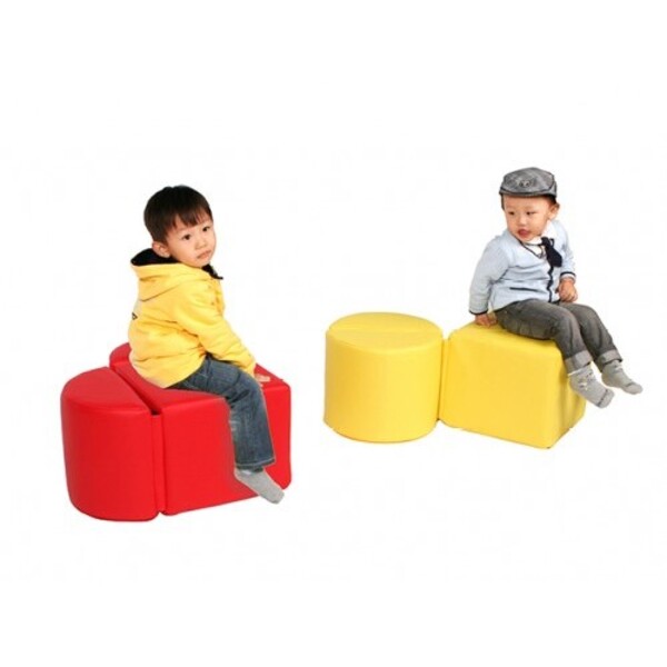 유아 쿠션 의자 - 하트의자 (방염/항균)